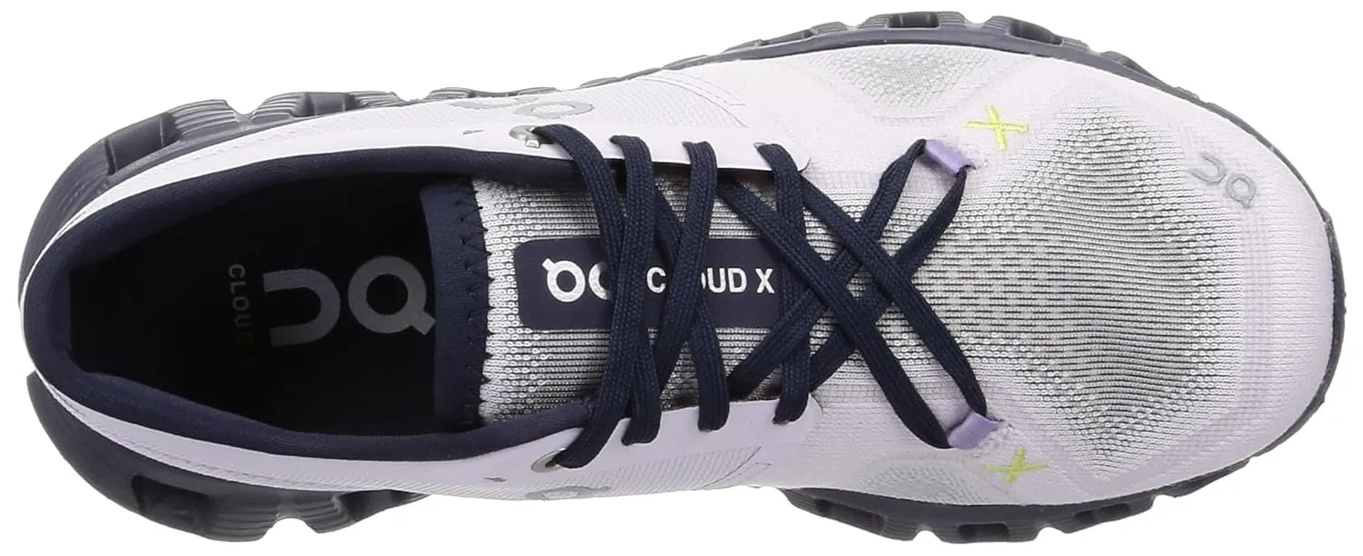 On(オン) On Cloud X 3 Women's Running Shoes, Orchid | Iron, 22.5 cm