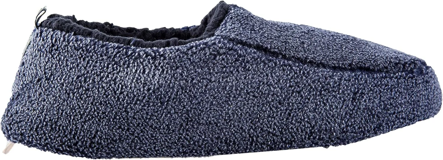 Oooh Yeah Men’s Non-Slip Solid Sherpa Fuzzy Slippers, Soft Cozy Fashion House Slippers for Indoor and Outdoor