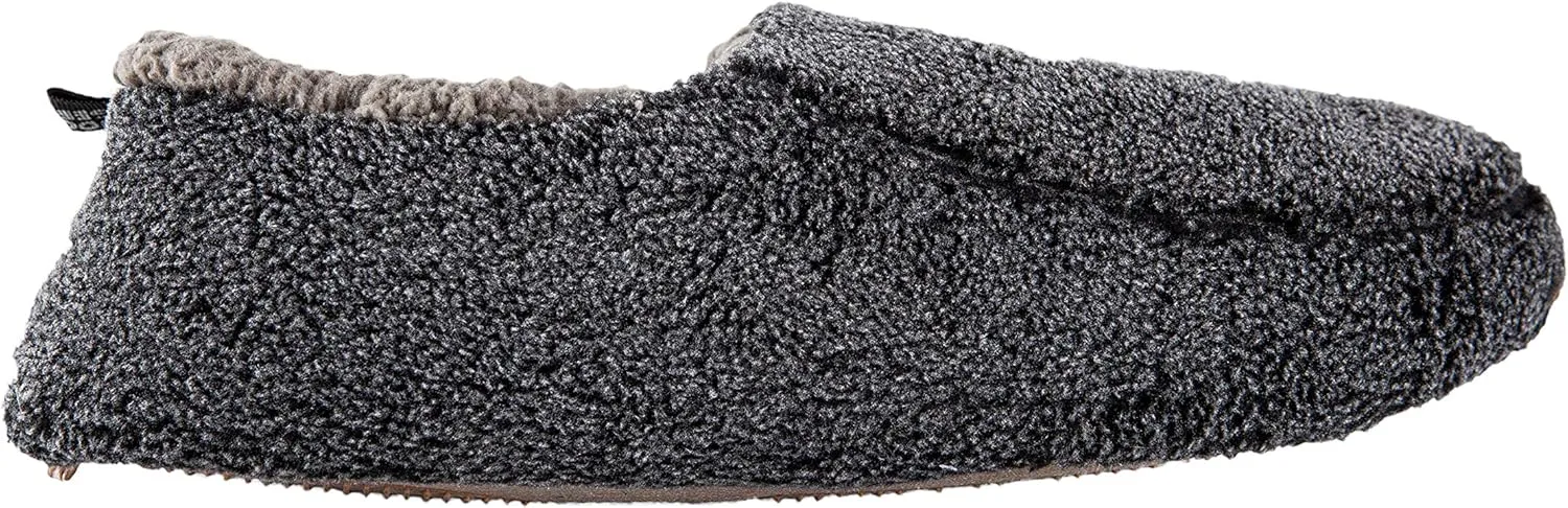 Oooh Yeah Men’s Non-Slip Solid Sherpa Fuzzy Slippers, Soft Cozy Fashion House Slippers for Indoor and Outdoor