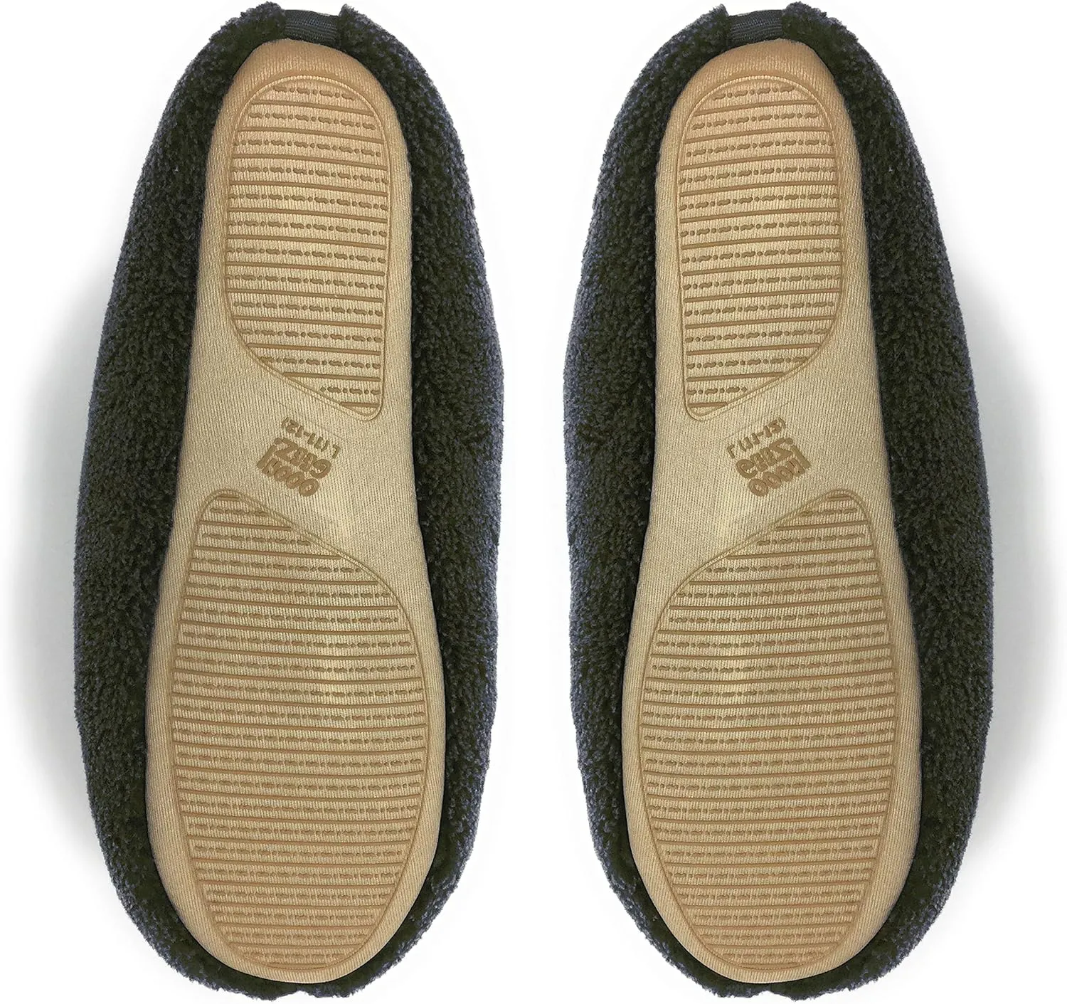Oooh Yeah Men’s Non-Slip Solid Sherpa Fuzzy Slippers, Soft Cozy Fashion House Slippers for Indoor and Outdoor