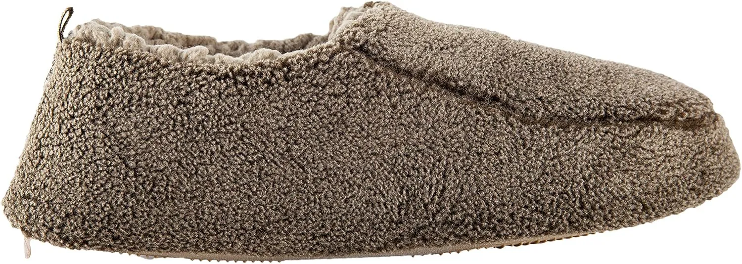 Oooh Yeah Men’s Non-Slip Solid Sherpa Fuzzy Slippers, Soft Cozy Fashion House Slippers for Indoor and Outdoor