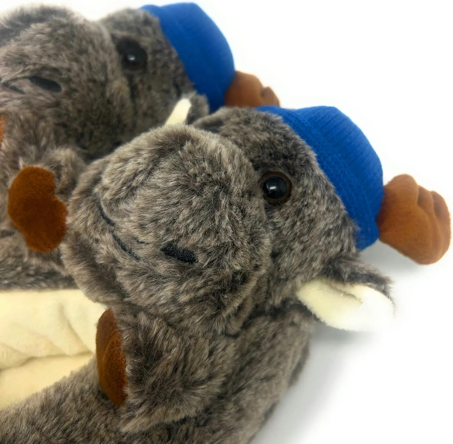 ooohyeah Funny Animal Hug Slippers for Women, Cute Plush Cozy Warm Slippers, Novelty Slippers with Grippers