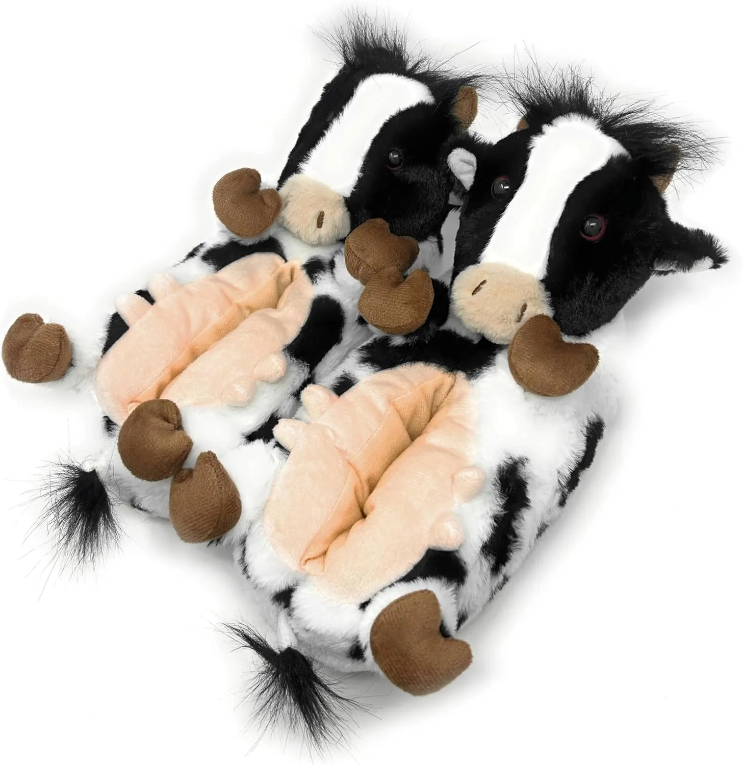ooohyeah Funny Animal Hug Slippers for Women, Cute Plush Cozy Warm Slippers, Novelty Slippers with Grippers