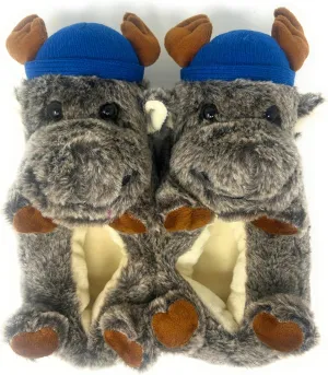 ooohyeah Funny Animal Hug Slippers for Women, Cute Plush Cozy Warm Slippers, Novelty Slippers with Grippers