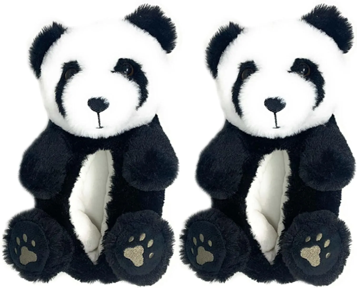 ooohyeah Kids Fuzzy Funny Animal Slippers, Cute Non-Slip Winter Warm House Shoes for Boys & Girls, Shoe Size 1-4