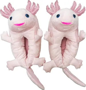 ooohyeah Kids Fuzzy Funny Animal Slippers, Cute Non-Slip Winter Warm House Shoes for Boys & Girls, Shoe Size 1-4