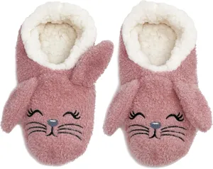 ooohyeah Women’s Funny Fuzzy Animal Slippers, Cute Cozy Non-Slip House Slippers for Women, Manatee Splash