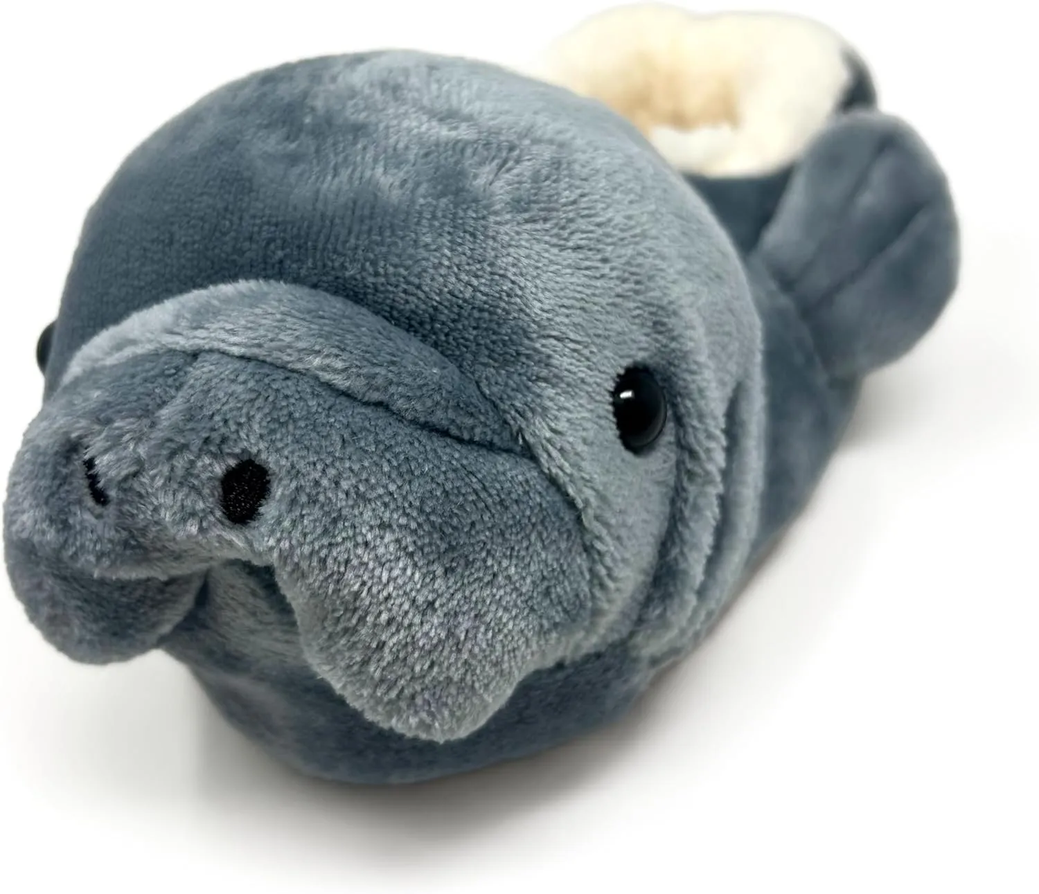 ooohyeah Women’s Funny Fuzzy Animal Slippers, Cute Cozy Non-Slip House Slippers for Women, Manatee Splash