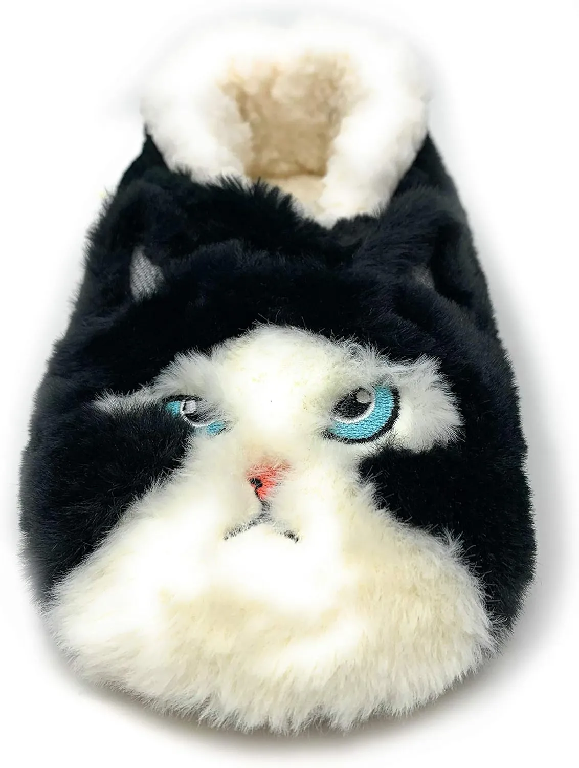 ooohyeah Women’s Funny Fuzzy Animal Slippers, Cute Cozy Non-Slip House Slippers for Women, Manatee Splash
