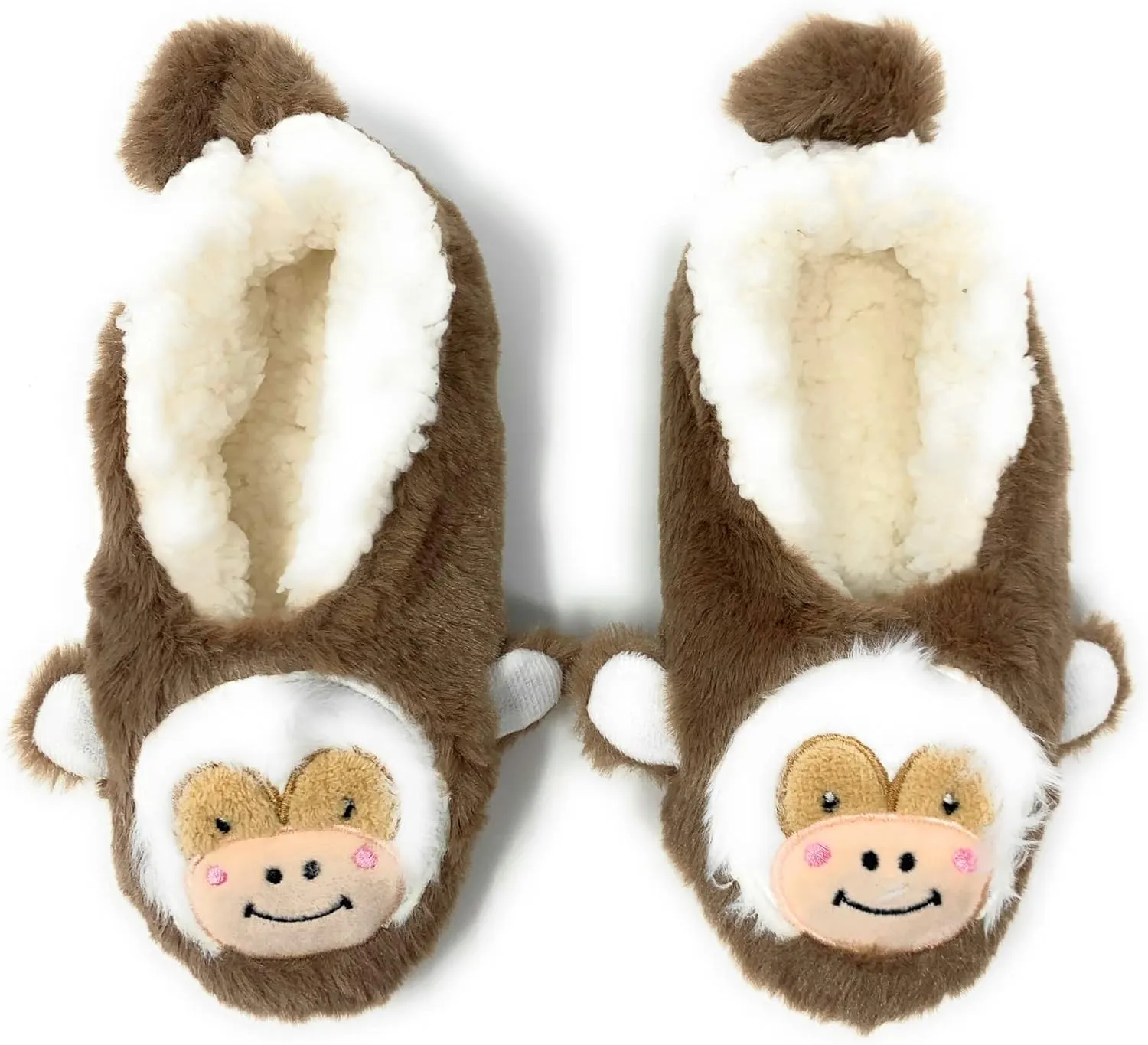 ooohyeah Women’s Funny Fuzzy Animal Slippers, Cute Cozy Non-Slip House Slippers for Women, Manatee Splash