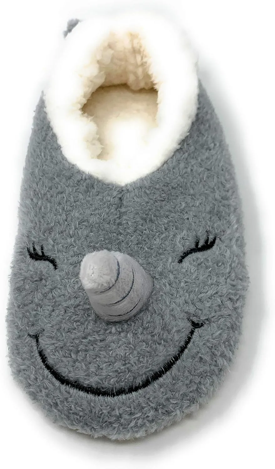 ooohyeah Women’s Funny Fuzzy Animal Slippers, Cute Cozy Non-Slip House Slippers for Women, Manatee Splash