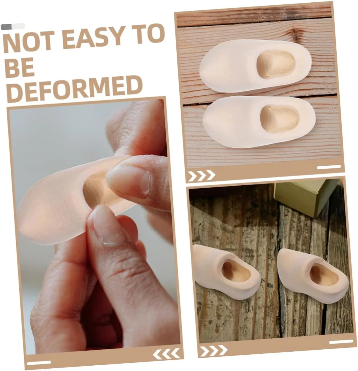 Operitacx 10pairs Miniature Wooden Shoes Craft Unfinished Shoes for Dollhouse Decor Includes for Creative Painting and Hands Skills Development