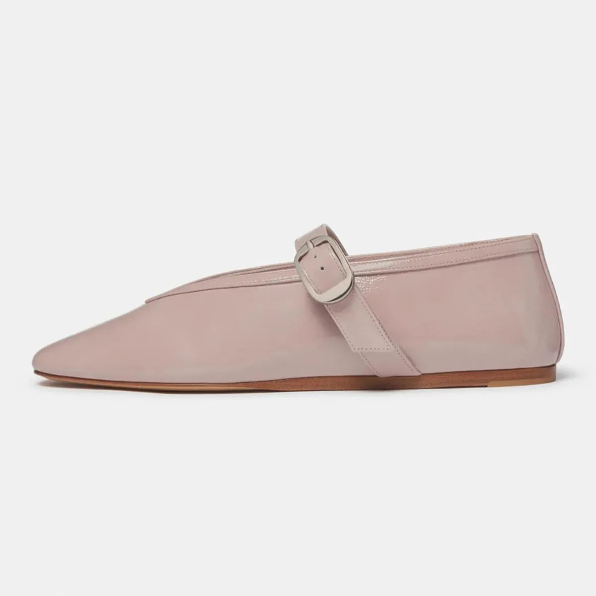 Pazzion Women's Cute Easy Buckle Strap Mary Jane Flats Closed Rounded Toe V Cut Flat Shoes for School Ballroom Dress Size 4-16 US