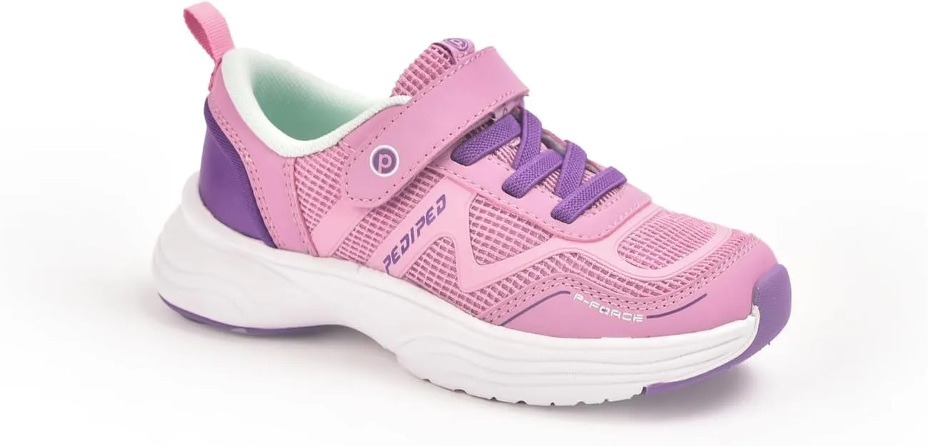 pediped Flex Judy First Walker Shoe, Purple, 1 US Unisex Little Kid