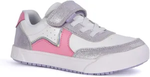 pediped Flex Muncy First Walker Shoe, White, 8 US Unisex Little Kid