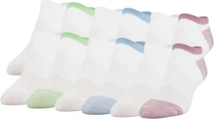Peds Women's All Day Active No Show Socks, 12-Pairs