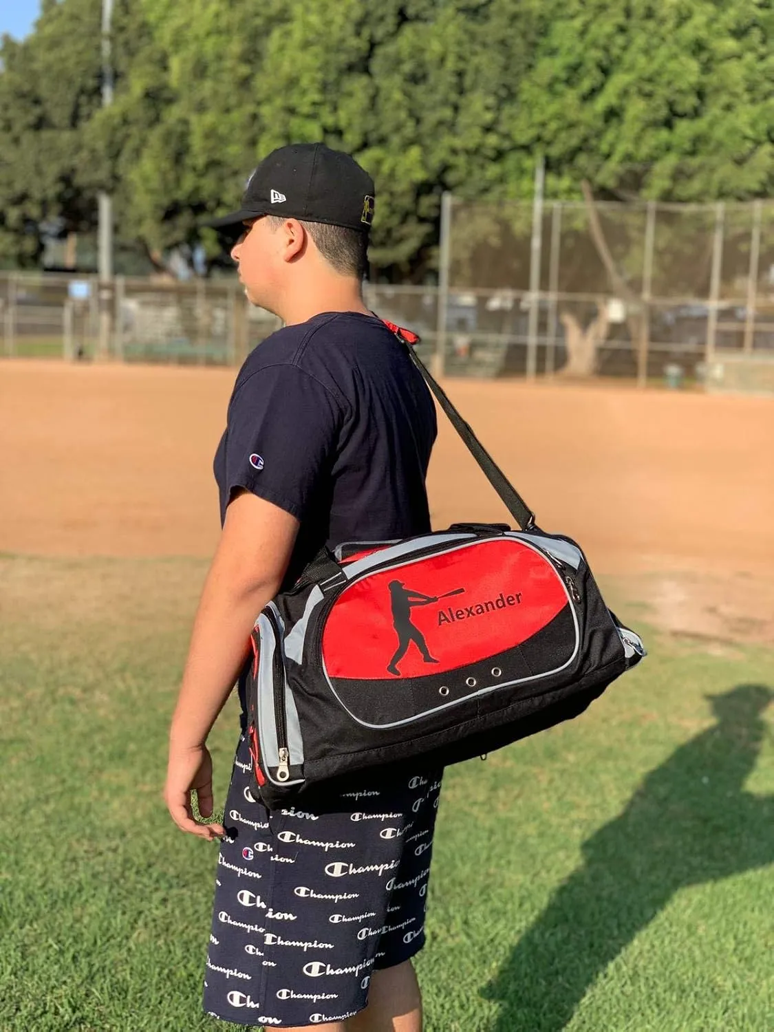 Personalized SportS Duffel Bag With Custom Name & Text - Martial Art Female