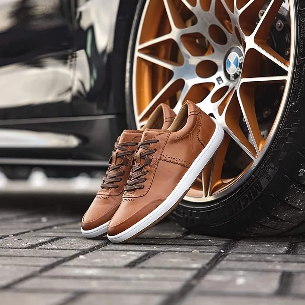 Piloti Driving Shoes for Men, Avenue Italian Leather Driving Performance Everyday Sneakers for Men