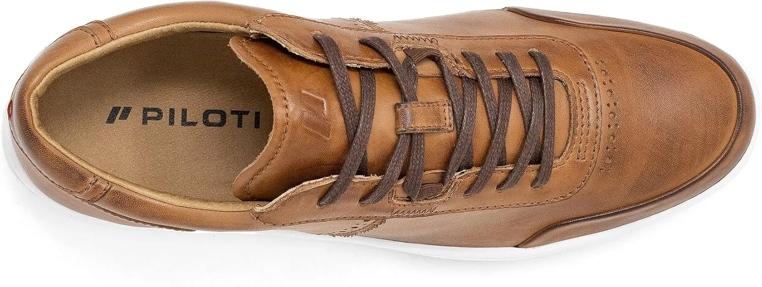 Piloti Driving Shoes for Men, Avenue Italian Leather Driving Performance Everyday Sneakers for Men