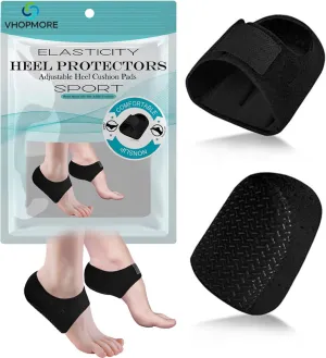 Plantar Fasciitis Heel Cup Protectors, Gel Heel Cups Cushion Support for Heel Spur, Heel Pain, Achilles Tendinitis, Cracked Heels - Heel Inserts Pads for Women Men, L (W 9.5-14 / M 8.5-13)