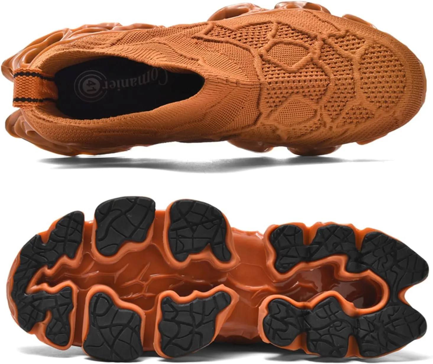 Poramea Mens Slip on Loafers Walking Tennis Shoes Laceless Running Blade Sneakers Mesh Trail Jogging Casual Athletic