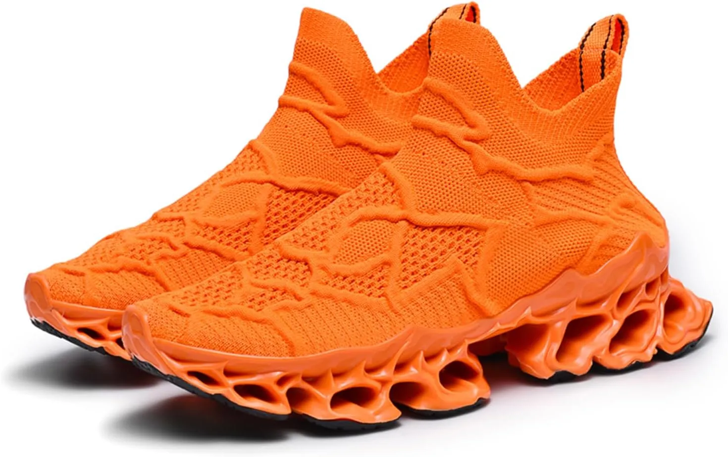 Poramea Mens Womens Slip on Loafers Walking Tennis Shoes Laceless Jogging Blade Sneakers Unisex Mesh Trail Running Casual Athletic