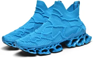 Poramea Mens Womens Slip on Loafers Walking Tennis Shoes Laceless Jogging Blade Sneakers Unisex Mesh Trail Running Casual Athletic