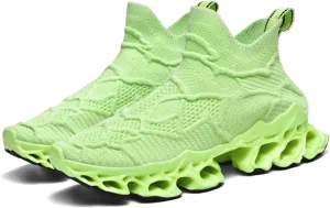 Poramea Mens Womens Slip on Loafers Walking Tennis Shoes Laceless Jogging Blade Sneakers Unisex Mesh Trail Running Casual Athletic