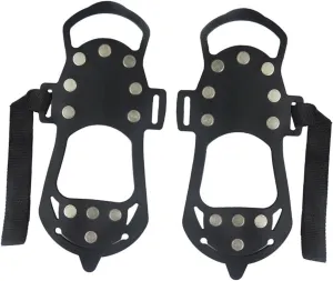 Professional Ice Grippers for Shoes Slip Slip Crampons Tooth Traction Covers for Boots Sneakers Casual Dress Shoes for Hiking Fishing Snow