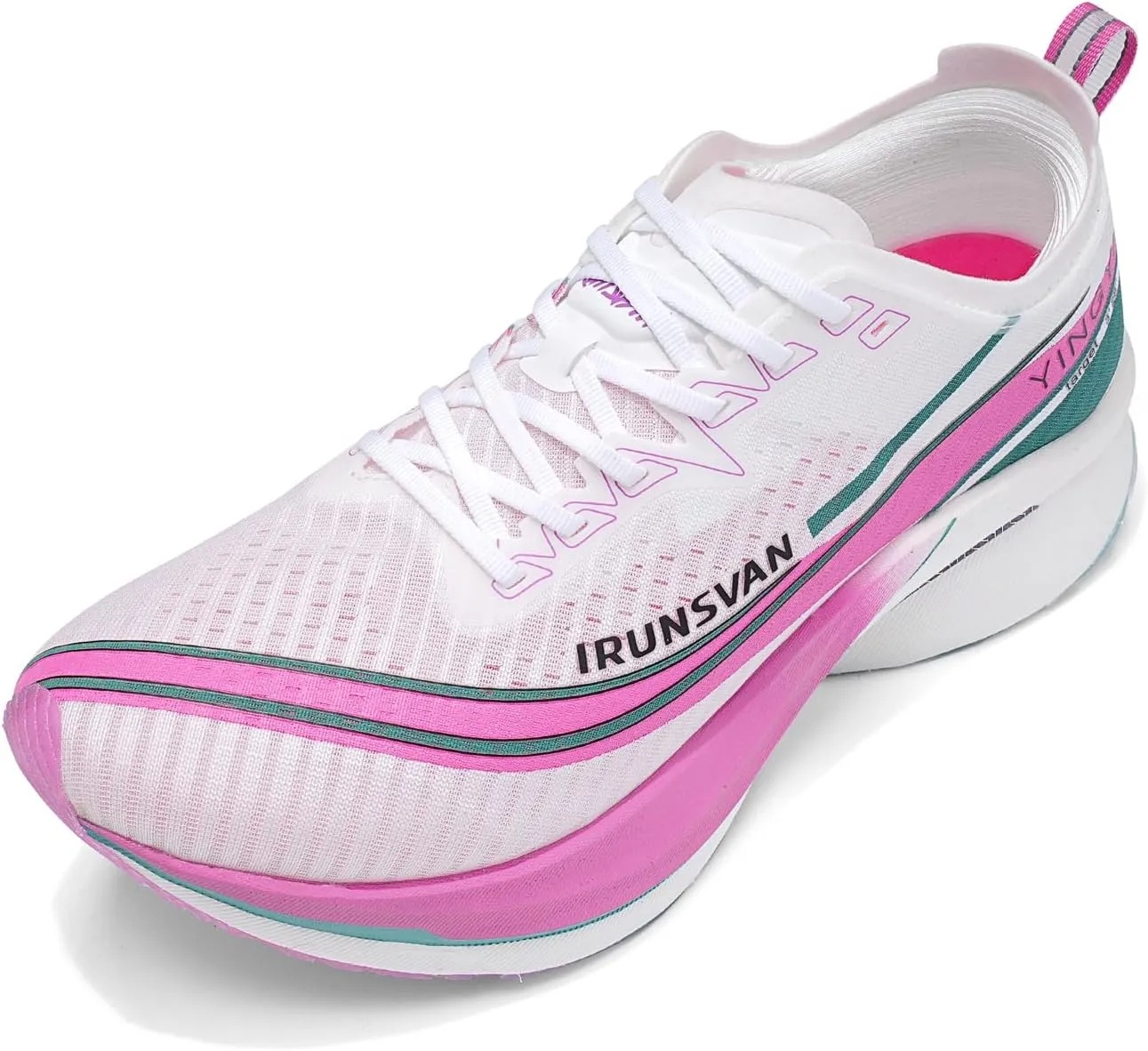 Professional Marathon Carbon Fiber Running Shoes for Men Breathable Ultra Lightweight Shock Absorbent Sports Shoes