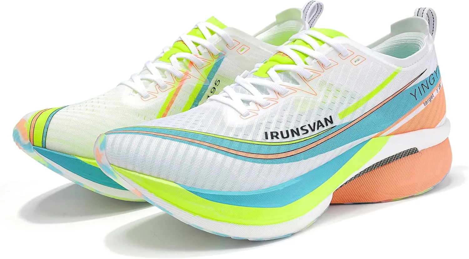 Professional Marathon Carbon Fiber Running Shoes for Men Breathable Ultra Lightweight Shock Absorbent Sports Shoes