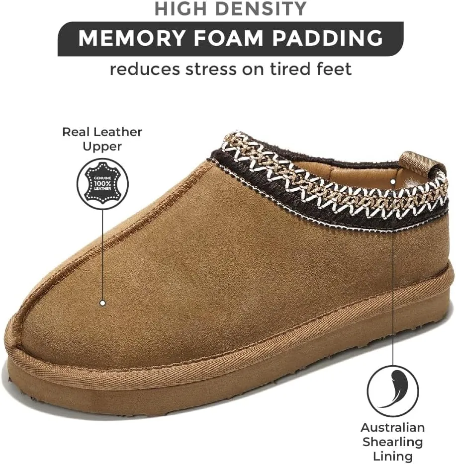 Project Cloud Australian Shearling Slippers for Kids - Memory Foam Fuzzy & Non-Slip Fluffy Slippers Girls Footwear & Boys Footwear, Kids Unisex Shoe (Dream Warm)