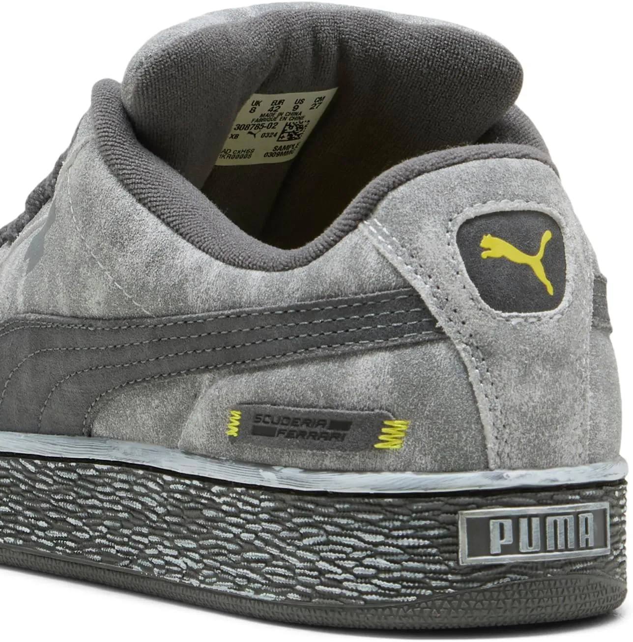 PUMA Mens Scuderia Ferrari Suede XL Desert Motorsport Inspired Sneakers Shoes