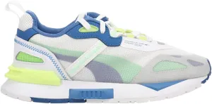 PUMA Mirage Tech Paradise Puma White/Star Sapphire/Electric Green/Soft Fluo Yellow 4.5 D (M)