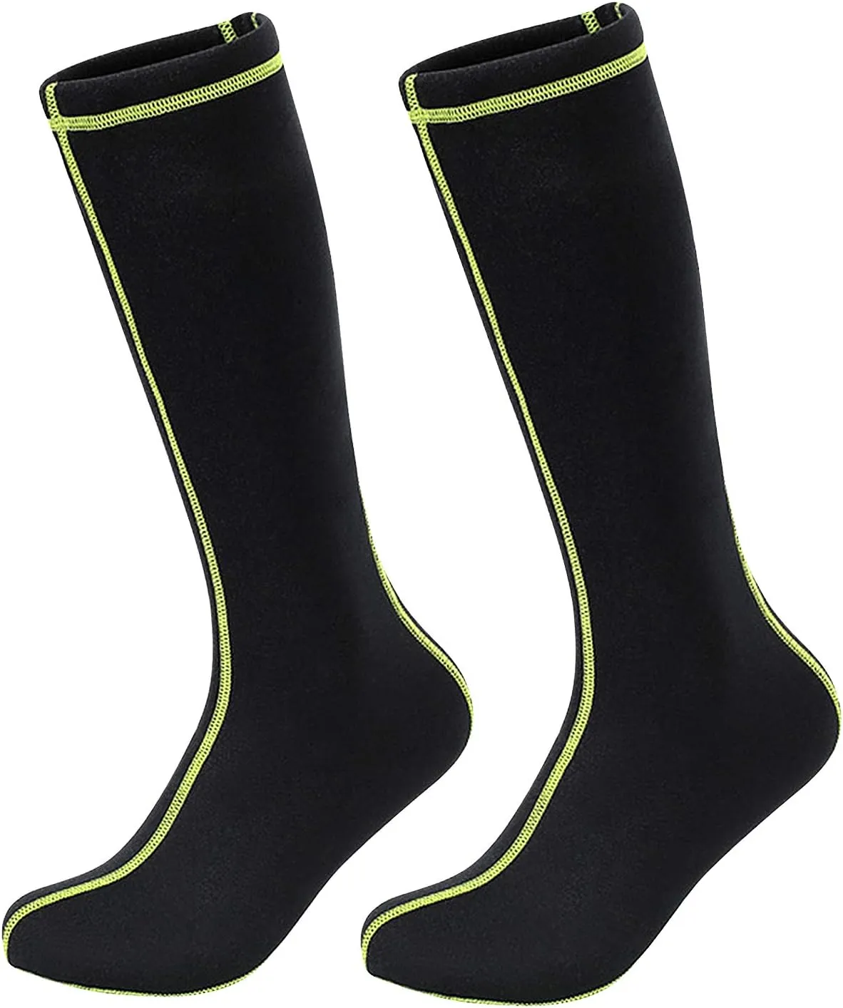 PURFUN Unisex Long Anti-Slip Wetsuit Boots Knee-Length Neoprene Socks - Flexible, Warm Water Fin Shoes