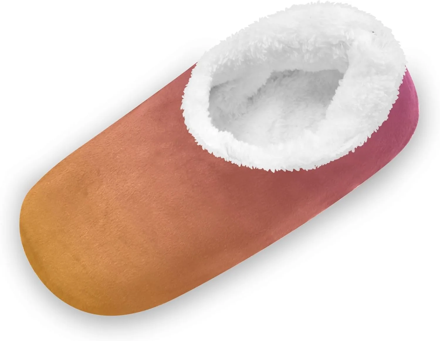 Purple Rose Gradient House Slippers Non-Slip Soft Comfy Slippers for Wedding