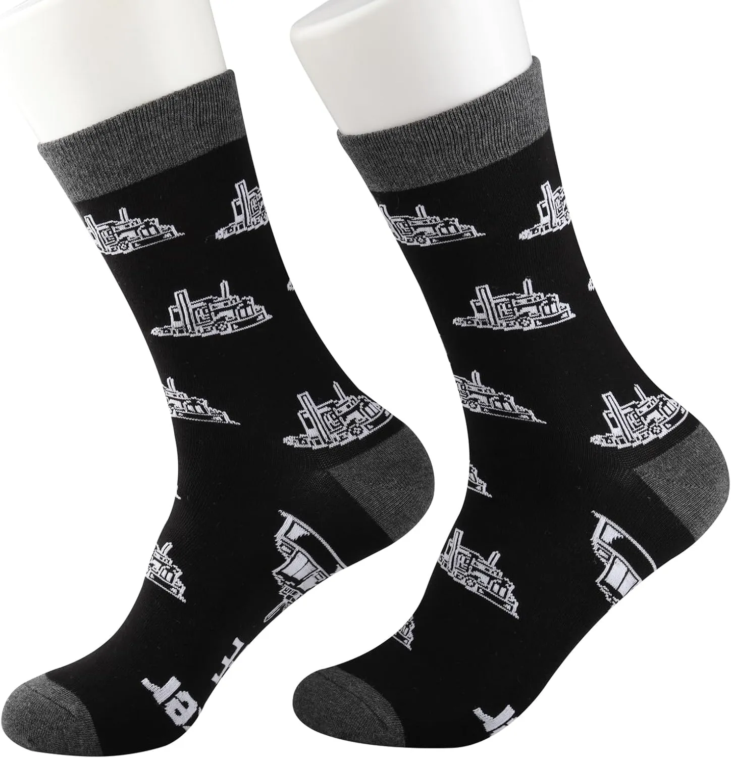 PXTIDY 1 Pairs Lady Trucker Sock Lady Trucker Life Truck Driving Gifts Womens Female Truck Driver Sock Truck Driver Dad Gifts