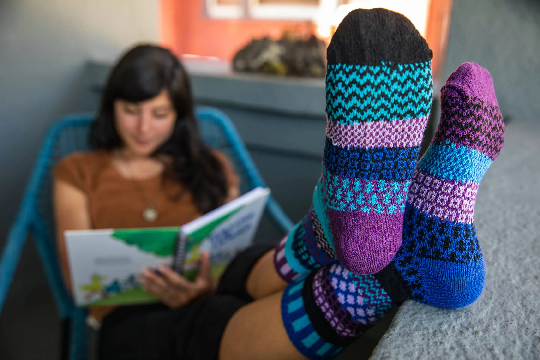 Raspberry Crew Socks