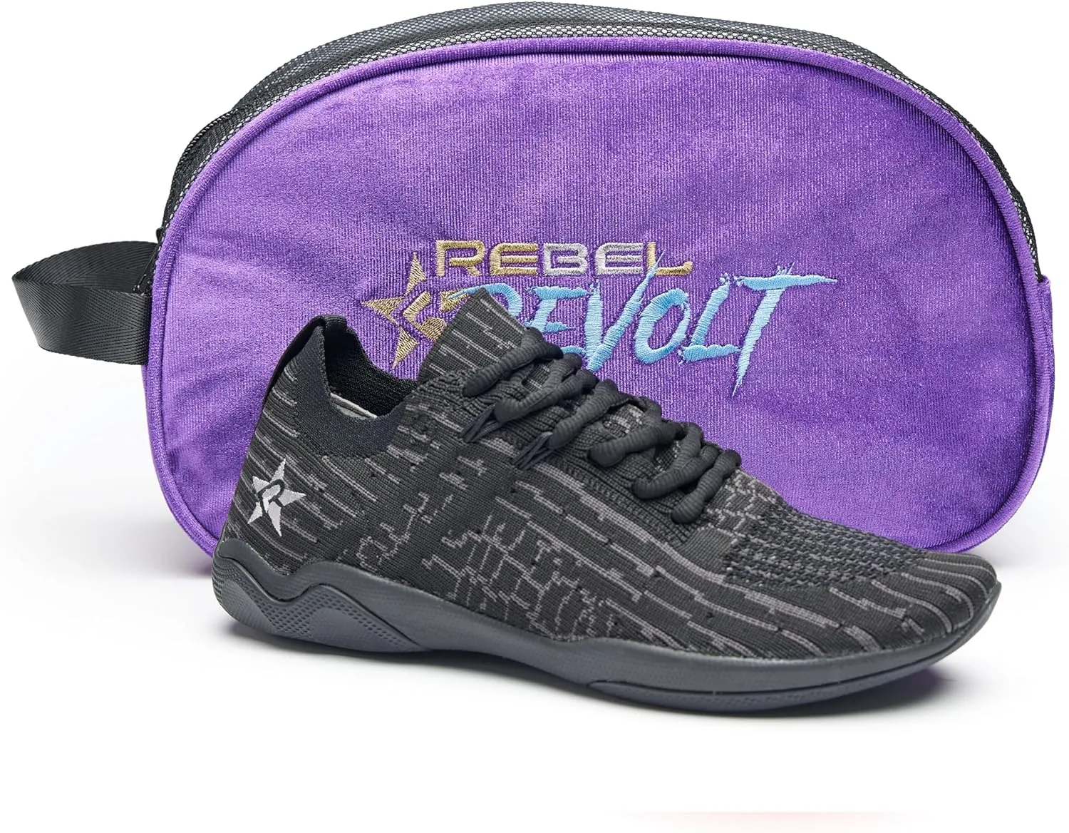 Rebel Athletic Revolt Blackout, Women's Black Cheer Shoe