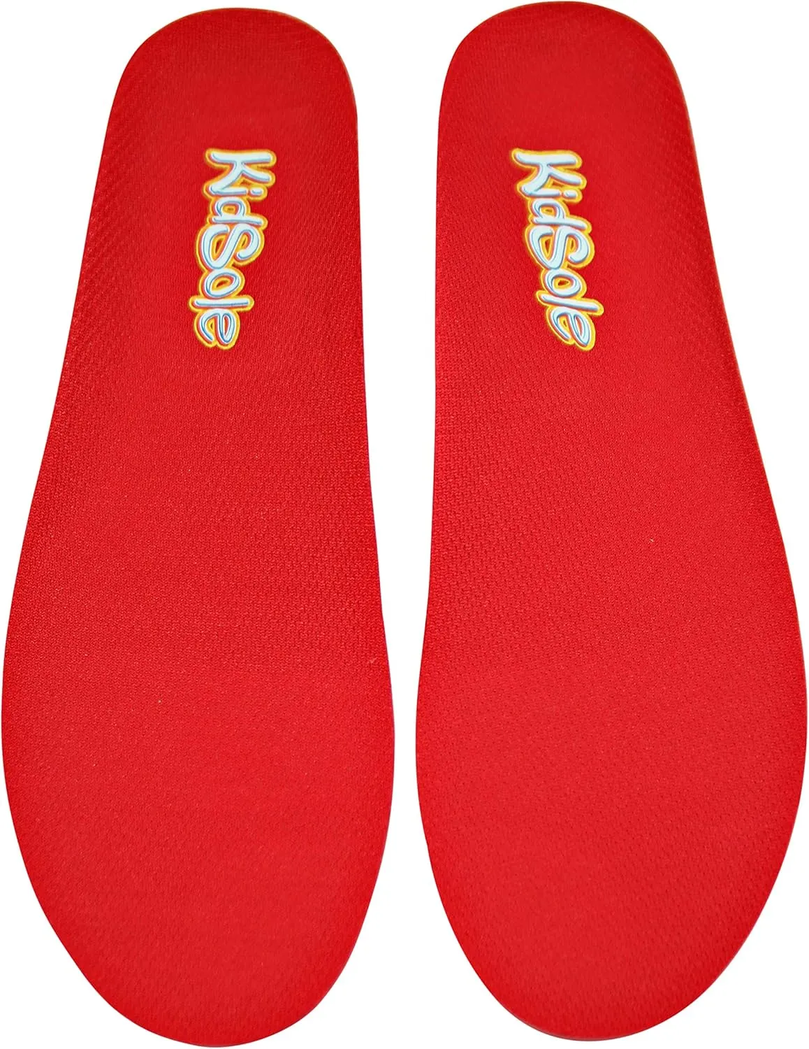 Red Orthotic Sports Insole by KidSole -- Lightweight Soft & Sturdy Orthotic Technology For Active Children With Flat Feet and Other Arch Support Problems (US Kids Sizes 4-6 (24 CM))