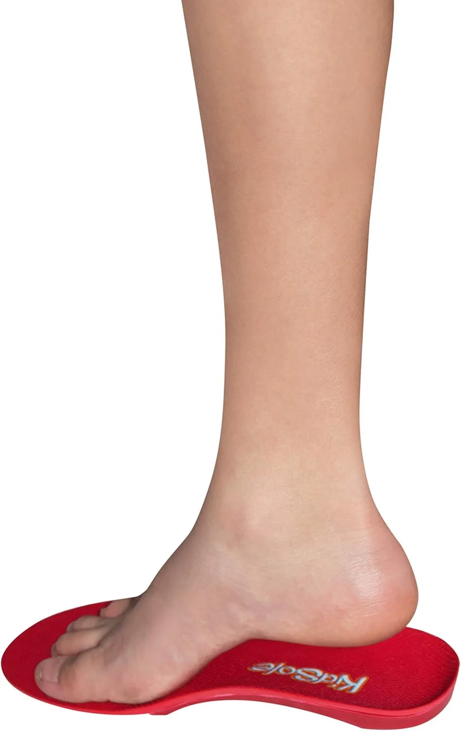 Red Orthotic Sports Insole by KidSole -- Lightweight Soft & Sturdy Orthotic Technology For Active Children With Flat Feet and Other Arch Support Problems (US Kids Sizes 4-6 (24 CM))