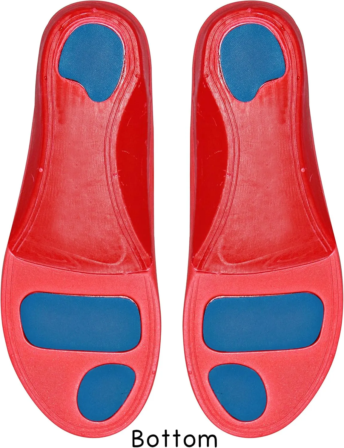 Red Orthotic Sports Insole by KidSole -- Lightweight Soft & Sturdy Orthotic Technology For Active Children With Flat Feet and Other Arch Support Problems (US Kids Sizes 4-6 (24 CM))