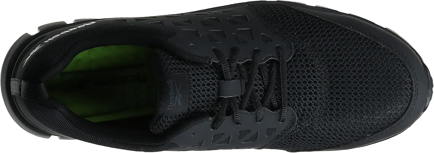 Reebok Men's Rb409 Sublite Cushion Work Safety Athletic Composite Toe Shoe Black Industrial & Construction
