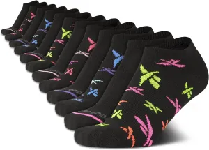 Reebok Women's Athletic Socks - Performance Low Cut Socks (12 Pack)