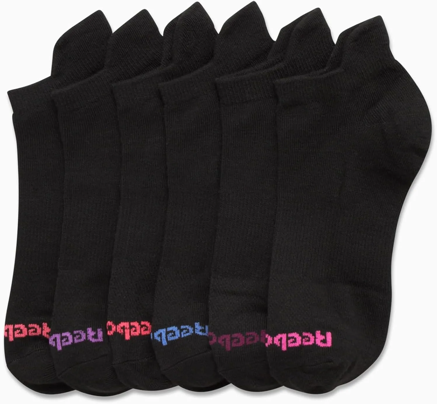 Reebok Women's Athletic Socks - Performance Low Cut Socks (6 Pack)