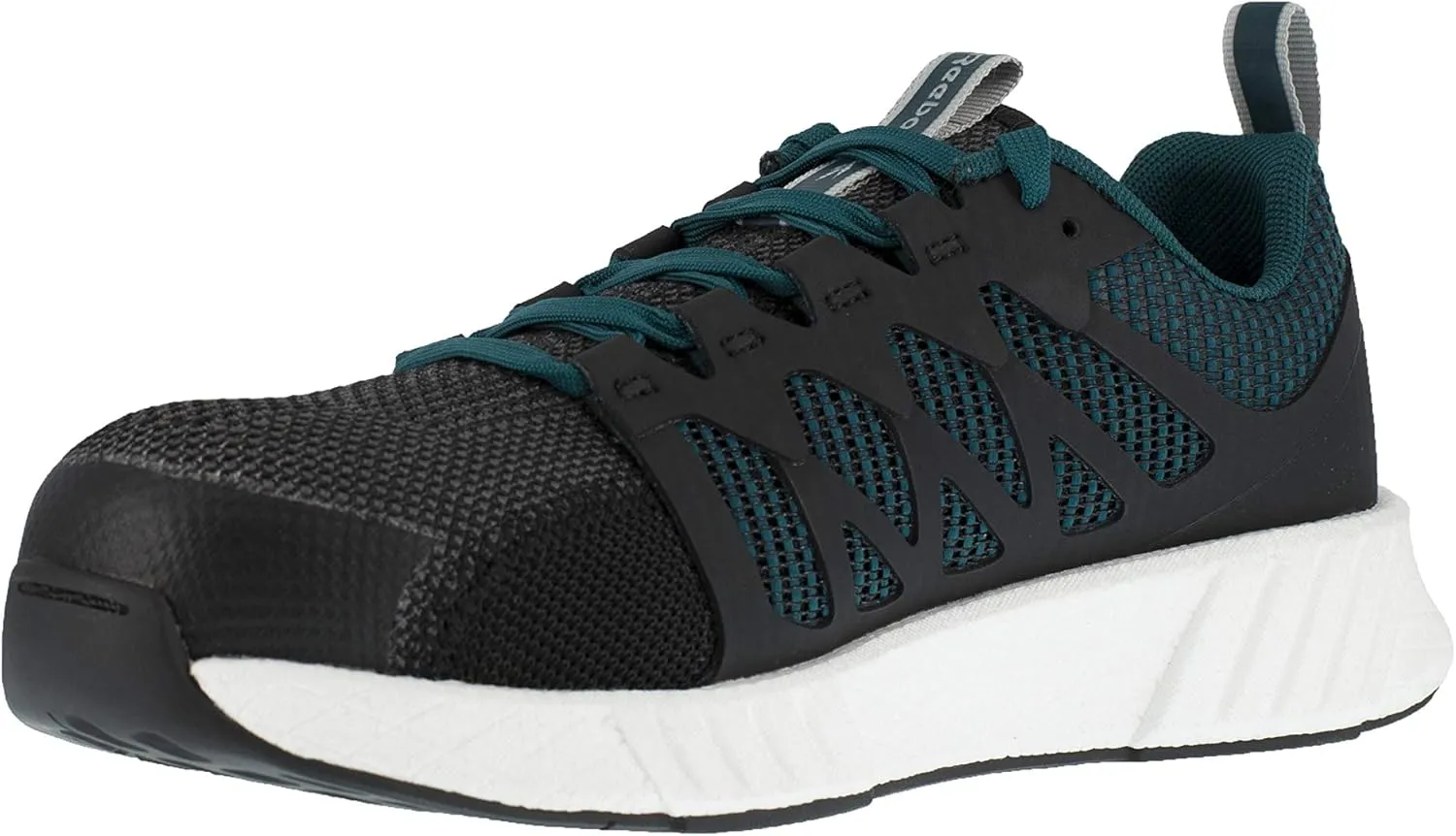 Reebok Women's Rb314 Fusion Flexweave Safety Toe Athletic Work Shoe Heritage Teal