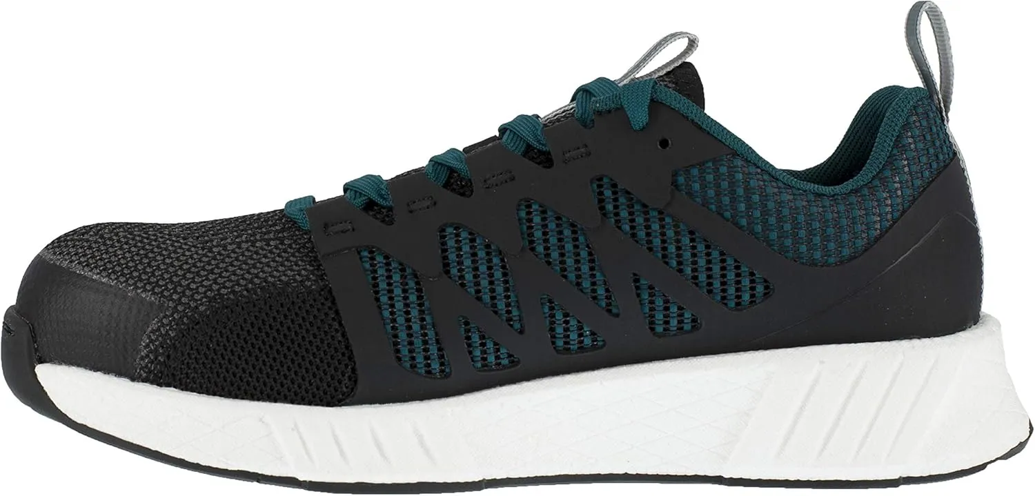 Reebok Women's Rb314 Fusion Flexweave Safety Toe Athletic Work Shoe Heritage Teal
