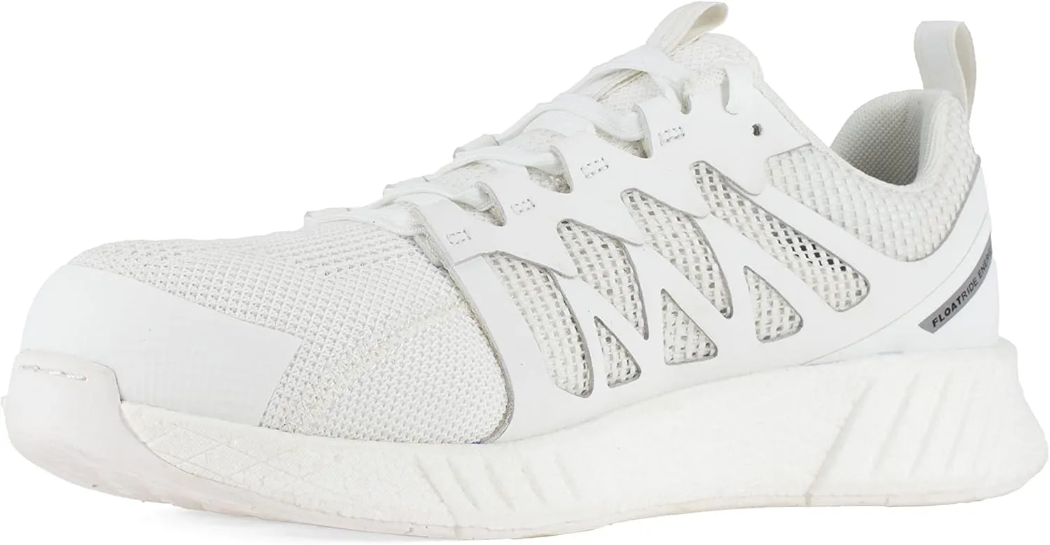 Reebok Women's Rb545 Fusion Flexweave Work Construction Shoe White Safety