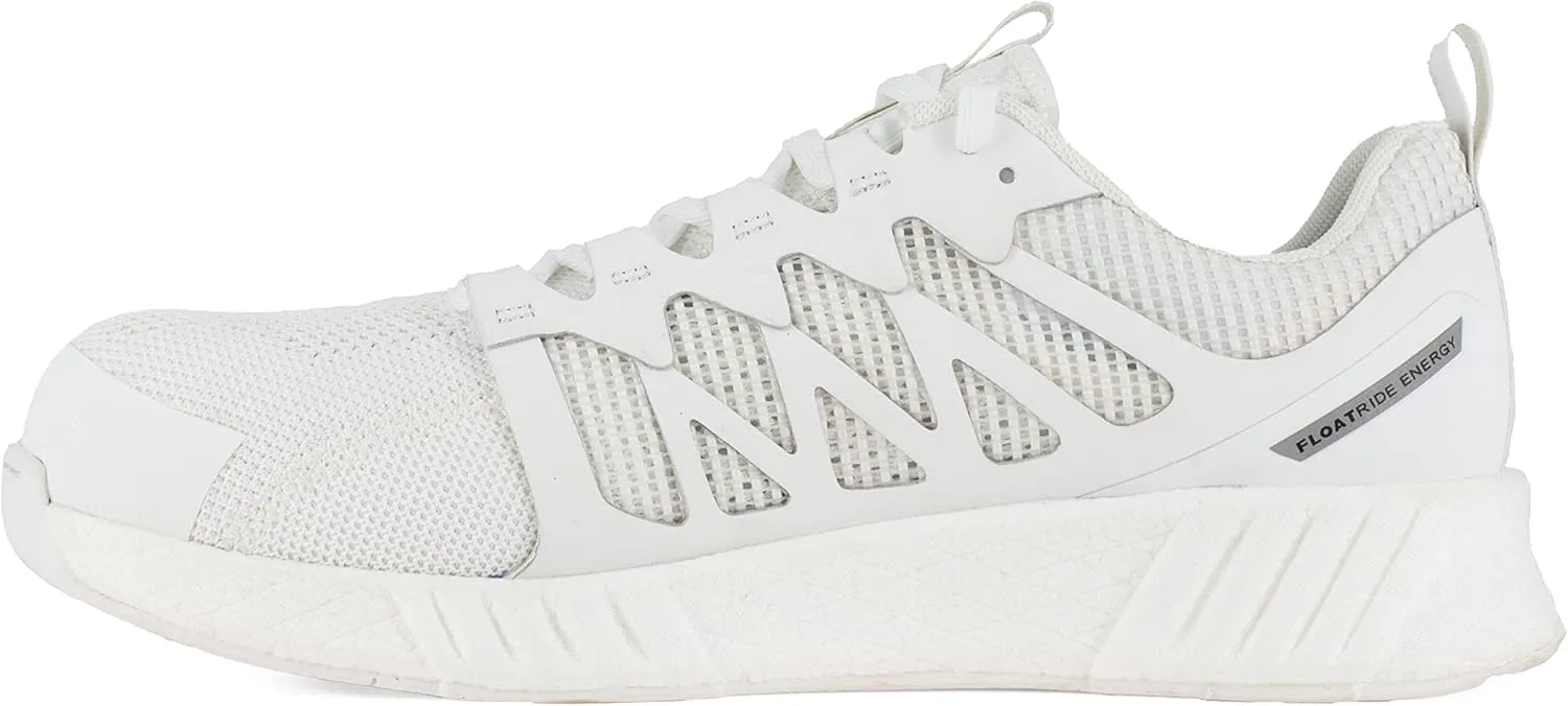 Reebok Women's Rb545 Fusion Flexweave Work Construction Shoe White Safety