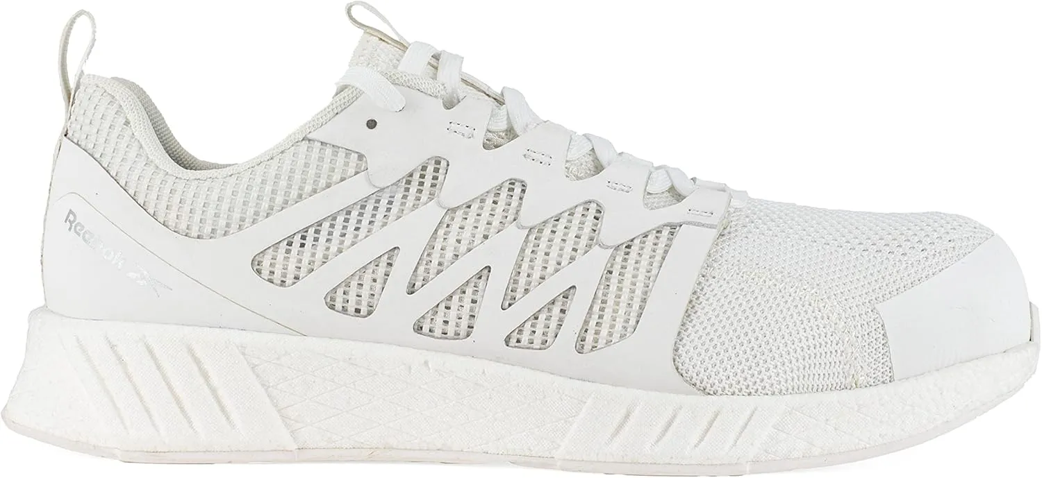 Reebok Women's Rb545 Fusion Flexweave Work Construction Shoe White Safety